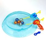 Jucarii, Copii si Bebe - Jucarii si jocuri - Jucarii & jocuri educative - Jucarii interactive - Set de lupta cu titirezi si lansatori - Dimensiuni 45.5x8x45cm - Mmulticolor - Infinity.ro