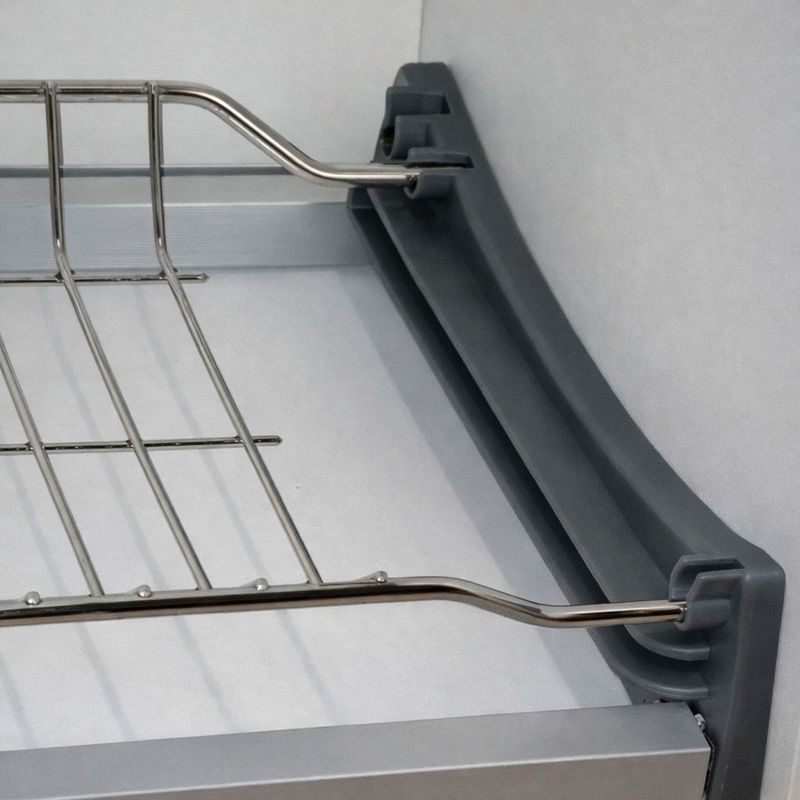 Casa si Gradina - Bucatarie si vesela - Organizare si depozitare bucatarie - Scurgator vase - Scurgator de Vase din INOX, Adsinio, 2 Rafturi, 2 Tavite de Scurgere, Pentru Dulap  de 600mm, inox - Infinity.ro