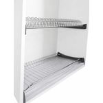 Casa si Gradina - Bucatarie si vesela - Organizare si depozitare bucatarie - Scurgator vase - Scurgator de Vase din INOX, Adsinio, 2 Rafturi, 1 Tavita de Scurgere, Pentru Dulap  de 800mm, inox - Infinity.ro
