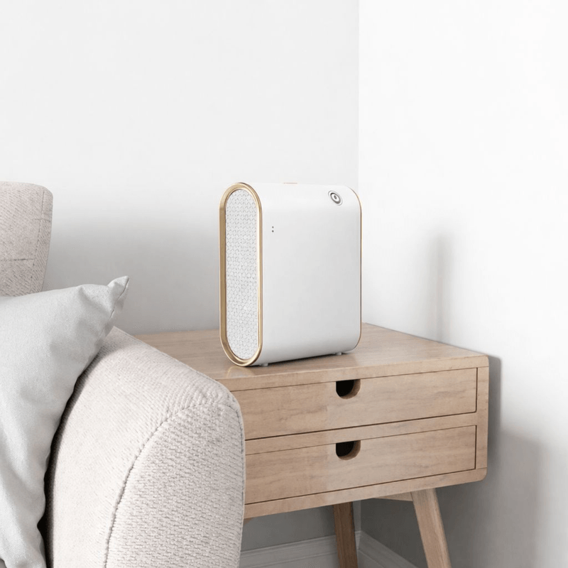 Casa si Gradina - Decoratiuni - Aromaterapie si lumanari - Difuzoare aromaterapie - Difuzor Aromaterapie Profesional, Adsinio, 350ml, Temporizator, Control prin Aplicatie, Montaj pe Perete, Alb - Infinity.ro