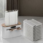 Ingrijire personala si Cosmetice - Igiena dentara - Rezerve si accesorii - Dispenser de Ata Dentara cu Senzor, Adsinio, 100 de Rezerve, Alb-Auriu - Infinity.ro