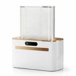 Ingrijire personala si Cosmetice - Igiena dentara - Rezerve si accesorii - Dispenser de Ata Dentara cu Senzor, Adsinio, 100 de Rezerve, Alb-Auriu - Infinity.ro