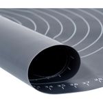 Casa si Gradina - Bucatarie si vesela - Ustensile bucatarie - Ustensile ornare prajituri - Covoras din silicon pentru framantat si copt 64×45 cm, gri - Infinity.ro