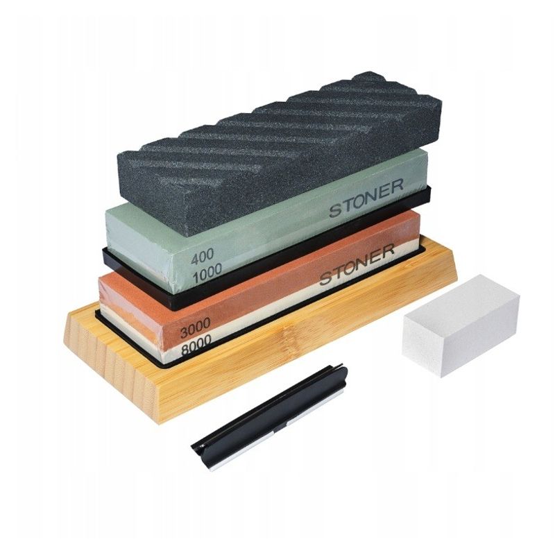 Casa si Gradina - Constructii - Depozitare, transport si protectie - Cantare electronice comerciale - Piatra de ascutit cutite, SilverTools, 11 elemente, S12081 - Infinity.ro