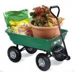 Casa si Gradina - Constructii - Depozitare, transport si protectie - Echipamente pentru transport si ridicat - Carut de transport pentru gradina 3 in 1 SilverTools S10805 300 kg - Infinity.ro