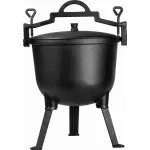 Sport si Outdoor - Camping - Corturi camping - Cazan de vanatoare din fonta 10L, Kraft&Dele, KD4187 - Infinity.ro
