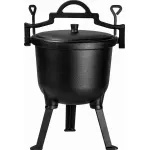 Sport si Outdoor - Camping - Corturi camping - Cazan de vanatoare din fonta 8L, Kraft&Dele, KD4186 - Infinity.ro