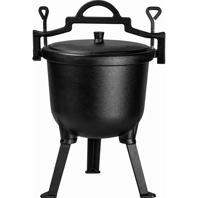 Sport si Outdoor - Camping - Corturi camping - Cazan de vanatoare din fonta 8L, Kraft&Dele, KD4186 - Infinity.ro