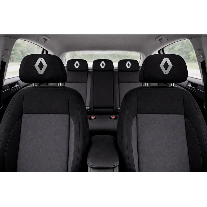 Auto si Moto - Intretinere auto - Huse auto - Husa Tetiera Auto Neagra – RENAULT - Infinity.ro