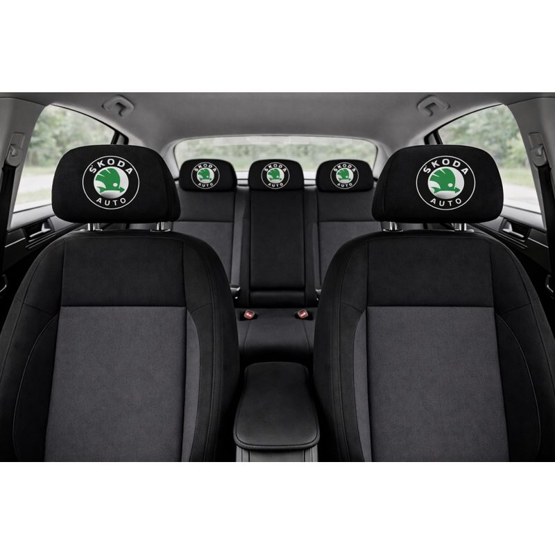 Auto si Moto - Intretinere auto - Huse auto - Husa Tetiera Auto Neagra – SKODA - Infinity.ro