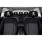 Auto si Moto - Intretinere auto - Huse auto - Husa Tetiera Auto Neagra – PEUGEOT - Infinity.ro