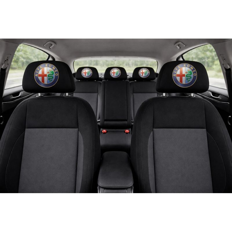 Auto si Moto - Intretinere auto - Huse auto - Husa Tetiera Auto Neagra – Alfa Romeo - Infinity.ro