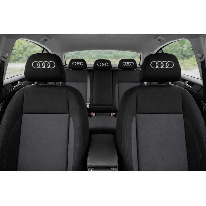 Auto si Moto - Intretinere auto - Huse auto - Husa Tetiera Auto Neagra – AUDI - Infinity.ro