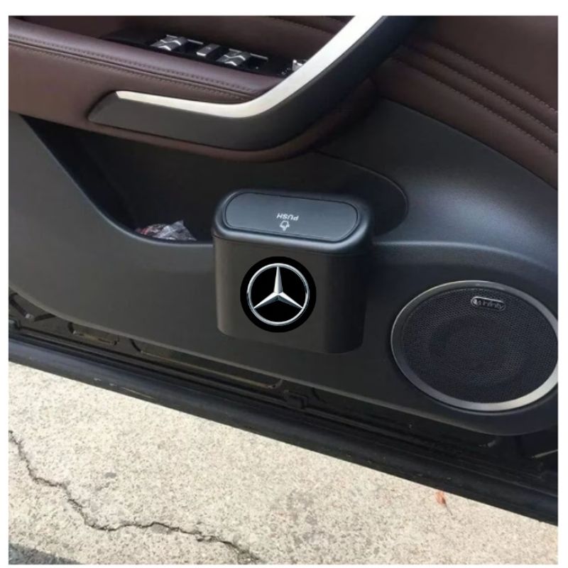 Auto si Moto - Piese auto si accesorii - Interior auto - Accesorii interior - Cos De Gunoi Auto Pentru Depozitare si Curatenie Pentru Mercedes - Infinity.ro
