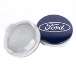 Auto si Moto - Anvelope si jante - Accesorii roti - Capace roti - Set 4 Capace Jante Aluminiu Ford – 54mm Albastru - Infinity.ro