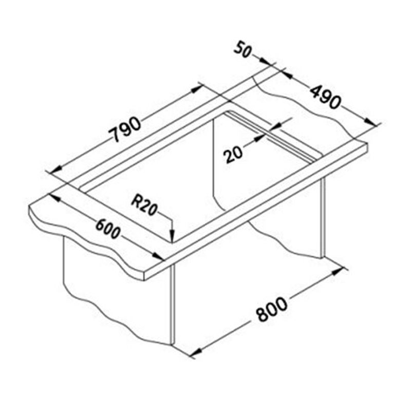 Casa si Gradina - Sanitare - Chiuveta bucatarie si accesorii - Chiuvete bucatarie - Chiuveta inox Alveus Elegant 40, 810x510mm - Infinity.ro