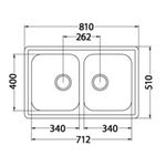 Casa si Gradina - Sanitare - Chiuveta bucatarie si accesorii - Chiuvete bucatarie - Chiuveta inox Alveus Elegant 40, 810x510mm - Infinity.ro