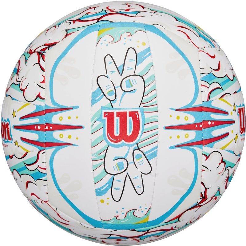 Sport si Outdoor - Sporturi de echipa - Fotbal - Mingi fotbal - Minge volei Wilson Graffiti Peace Beach Volleyball - Infinity.ro