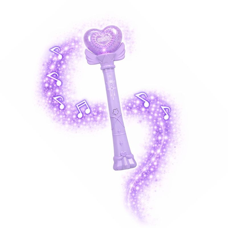 Jucarii, Copii si Bebe - Jucarii si jocuri - Jucarii & jocuri educative - Jucarii interactive - Bagheta magica mov cu inima – jucarie interactiva cu lumini led si sunete, Genie Pets, Whimsy Workshop - Infinity.ro