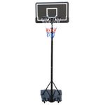 Sport si Outdoor - Sporturi de echipa - Baschet - Cosuri si panouri baschet - Cos de baschet portabil, cu reglaj de inaltime, 1,79 – 2,19 m, Ecarla, AR13 - Infinity.ro
