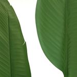 Casa si Gradina - Decoratiuni - Obiecte decorative - Plante artificiale - Planta artificiala Strelitzia 160 cm - Pasarea Paradisului - cu 10 frunze verzi cu detalii realiste, in ghiveci negru - Infinity.ro