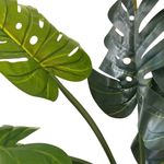 Casa si Gradina - Decoratiuni - Obiecte decorative - Plante artificiale - Planta artificiala Monstera 86 cm, cu detalii realistice, bogata in frunze verzi, aspect natural, ghiveci negru inclus - Infinity.ro