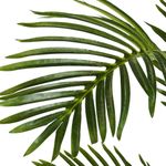 Casa si Gradina - Decoratiuni - Obiecte decorative - Plante artificiale - Planta artificiala Areca 90 cm, cu frunze verzi lungi si detalii realiste, pentru interior, ghiveci negru inclus - Infinity.ro