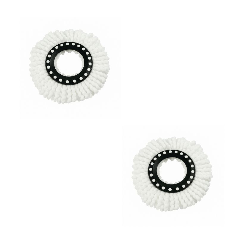 Market - Curatenie si intretinere casa - Produse menaj - Maturi si farase - Set galeata cu roti storcator inox si mop rotativ PAA-home, 2 lavete incluse, culoare gri - Infinity.ro