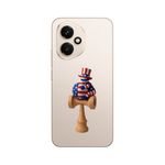 Jucarii, Copii si Bebe - Jucarii si jocuri - Jucarii & jocuri educative - Jucarii interactive - Kendama din lemn natural, Bila lemn + Sticker Waterproof USA pentru telefon, 176KD - Infinity.ro