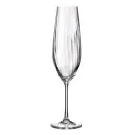 Casa si Gradina - Bucatarie si vesela - Cani si pahare - Pahare - Set 6 pahare cristal Bohemia Sarah Waterfall 260ml - Infinity.ro