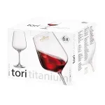 Casa si Gradina - Bucatarie si vesela - Cani si pahare - Pahare - Set 6 pahare cristal Bohemia Tori Titanium 600ml - Infinity.ro