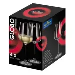 Casa si Gradina - Bucatarie si vesela - Cani si pahare - Pahare - Set 4 pahare cristal Bohemia Globo Titanium 490ml - Infinity.ro