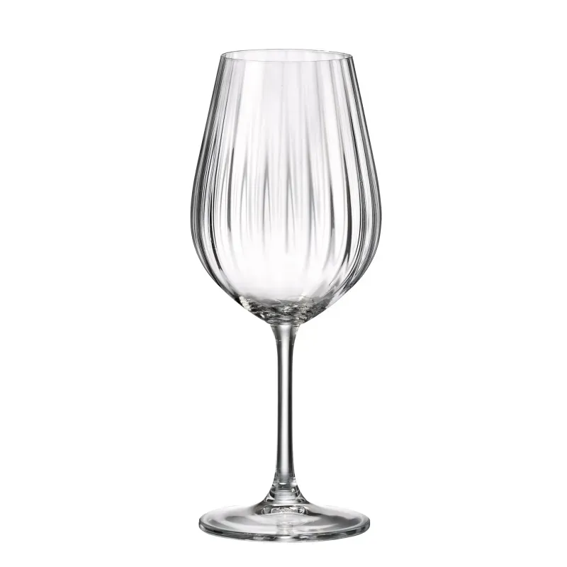 Casa si Gradina - Bucatarie si vesela - Cani si pahare - Pahare - Set 6 pahare cristal Bohemia Sarah Waterfall 520ml - Infinity.ro