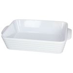 Casa si Gradina - Bucatarie si vesela - Vase pentru gatit - Tavi copt - Tava gatit Alb 33X23X7H Rings Tognana - Infinity.ro