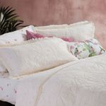 Casa si Gradina - Textile si covoare - Lenjerii de pat - Fete de perna - Set 2 fete de perna 52×72 cm, bumbac, Nef-Nef Jamal Ecru - Infinity.ro