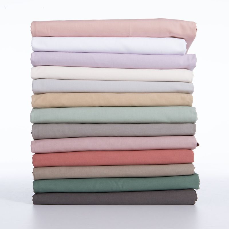 Casa si Gradina - Textile si covoare - Lenjerii de pat - Cearceafuri de pat - Cearsaf pat, cu elastic, King Size, bumbac, Nef-Nef Basic 180x200+35 cm Ecru - Infinity.ro