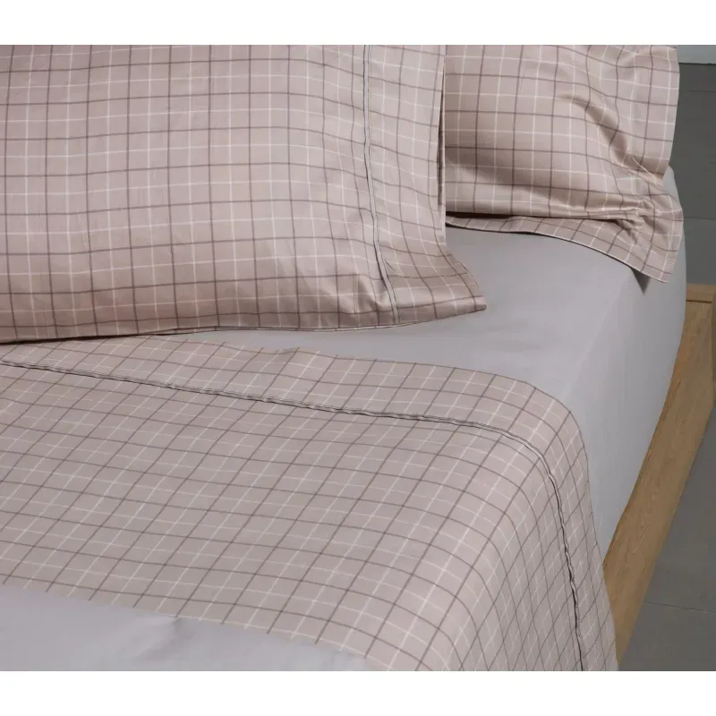 Casa si Gradina - Textile si covoare - Lenjerii de pat - Seturi de lenjerie - Set Gren husa pilota 240X230 + 2 fete perna 52X72 Beige - Infinity.ro