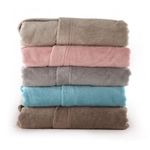 Casa si Gradina - Textile si covoare - Textile baie - Halate de baie - Halat baie bumbac Shawl Collar Comfort Mocca XXL - Infinity.ro