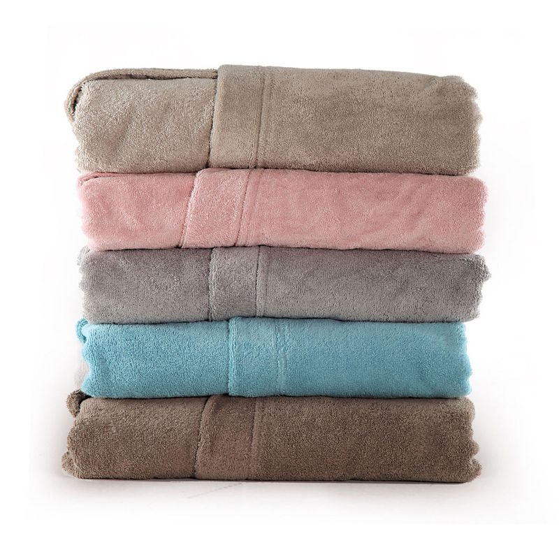 Casa si Gradina - Textile si covoare - Textile baie - Halate de baie - Halat baie bumbac Shawl Collar Comfort Mocca XXL - Infinity.ro