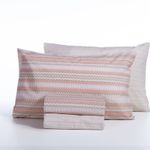 Casa si Gradina - Textile si covoare - Lenjerii de pat - Seturi de lenjerie - Set 2 cearsafuri 200x270 cm + 2 fete perna 52x72 cm Nef-Nef Quantro Bej - Infinity.ro