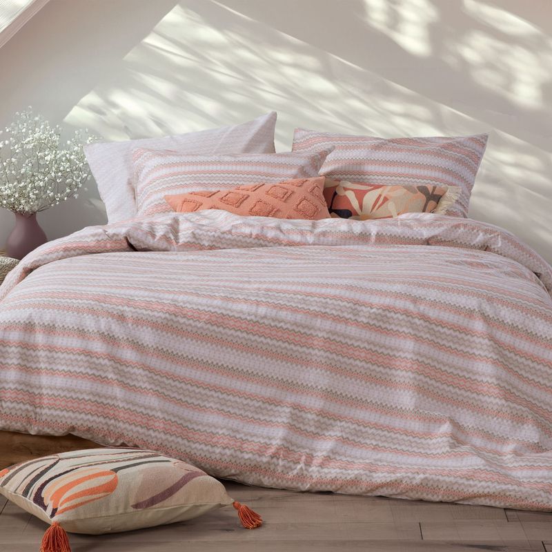 Casa si Gradina - Textile si covoare - Lenjerii de pat - Seturi de lenjerie - Set 2 cearsafuri 200x270 cm + 2 fete perna 52x72 cm Nef-Nef Quantro Bej - Infinity.ro