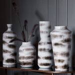 Casa si Gradina - Decoratiuni - Obiecte decorative - Vaze si boluri decorative - Vaza ceramica Andrea Fontebasso Charcoal H33 cm alb-gri - Infinity.ro