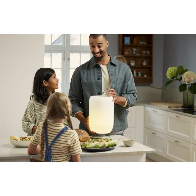 TV, Audio-Video si Foto - Portabile audio - Boxe portabile - Boxa portabila Kooduu Atmos Brass, lampa LED cu difuzor si racitor bauturi - Infinity.ro