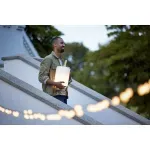 TV, Audio-Video si Foto - Portabile audio - Boxe portabile - Boxa portabila Kooduu Atmos Brass, lampa LED cu difuzor si racitor bauturi - Infinity.ro