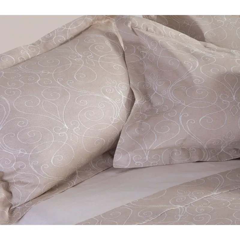 Casa si Gradina - Textile si covoare - Lenjerii de pat - Seturi de lenjerie - Set Vital 2 Cersafuri pat 240X270 +2 fete perna 52X72 Beige - Infinity.ro