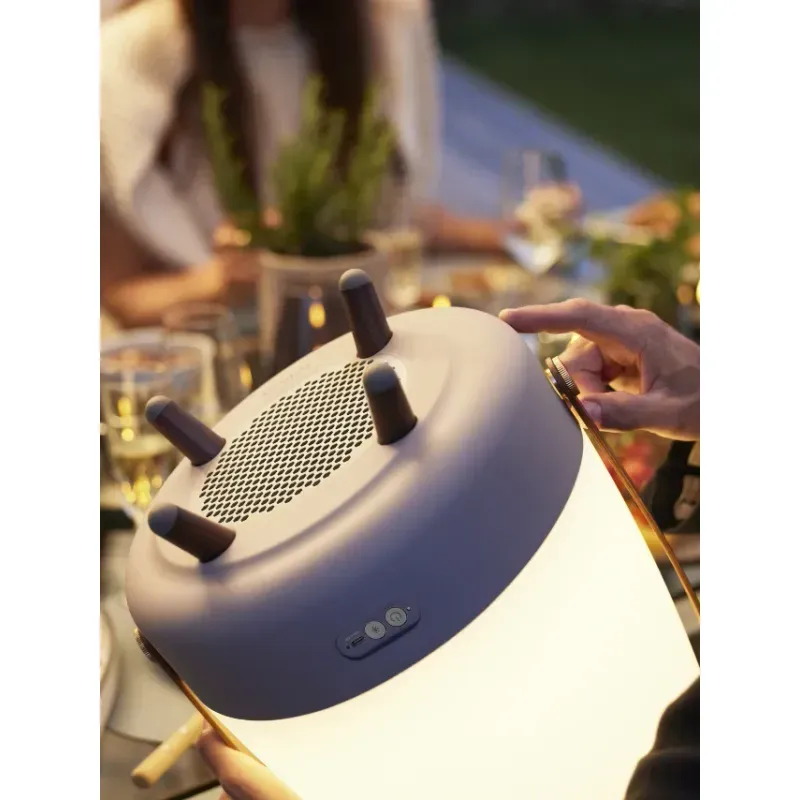 TV, Audio-Video si Foto - Portabile audio - Boxe portabile - Boxa portabila Kooduu Lite-up PLAY Petroleum, lampa LED cu difuzor JBL - Infinity.ro