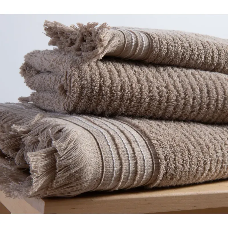 Casa si Gradina - Textile si covoare - Textile baie - Prosoape - Set Satti 3 Prosoape Bumbac Beige - Infinity.ro