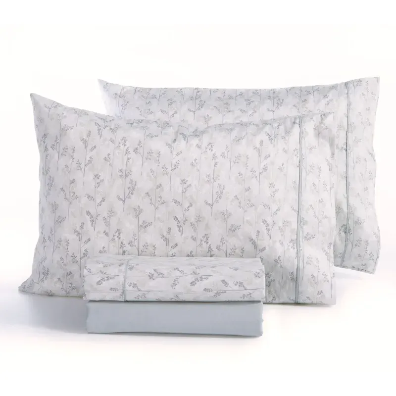 Casa si Gradina - Textile si covoare - Lenjerii de pat - Seturi de lenjerie - Set Darwood 2 cearsafuri pat 240X270 + 2 fete perna 52X72 Light Grey - Infinity.ro