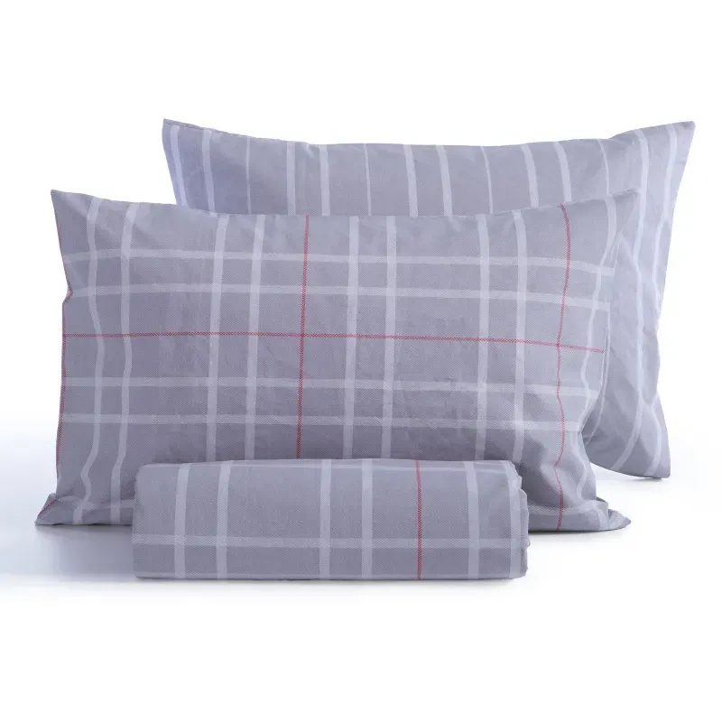 Casa si Gradina - Textile si covoare - Lenjerii de pat - Seturi de lenjerie - Set Highlar husa pilota 240X230 + 2 fete perna Grey - Infinity.ro