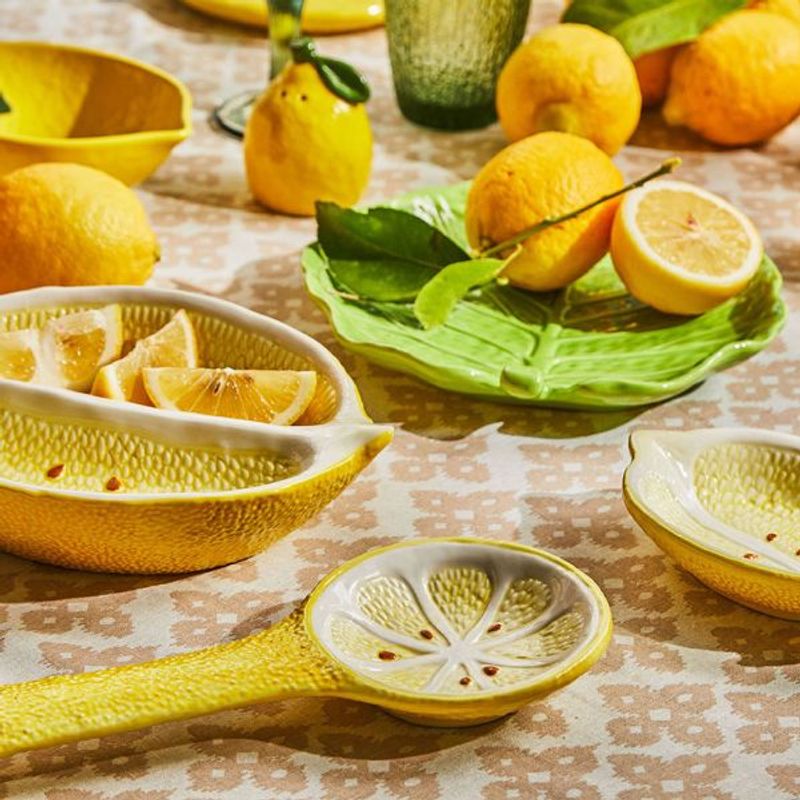 Casa si Gradina - Bucatarie si vesela - Ustensile bucatarie - Seturi ustensile de bucatarie - Set Sare Si Piper Lemon Garden 15X7cm Tognana - Infinity.ro